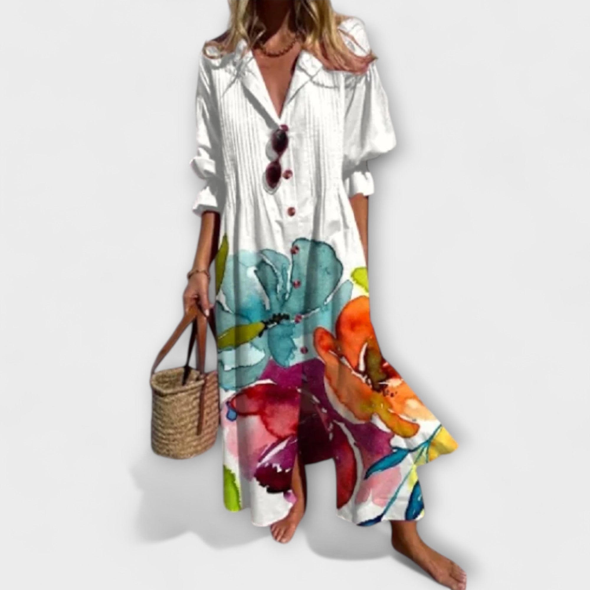 Lila ™ ｜Lichotivé maxikappa med mageöverdrag