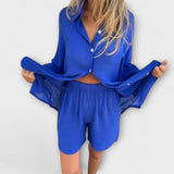 Miravo ™ ｜ Set blus och shorts