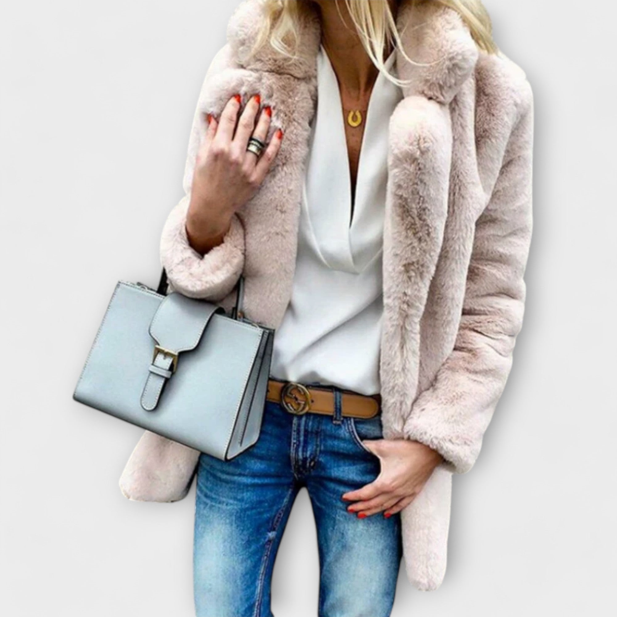 Luna ™ ｜ Varm och Plyschig Vinterjacka