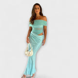 Puss - Rutig Oregelbundet Klänning 