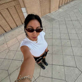 Kathy Ovale Solglasögon