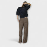 Julia™ ｜ Vikta randiga byxor