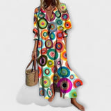 Lila ™ ｜Lichotivé maxikappa med mageöverdrag