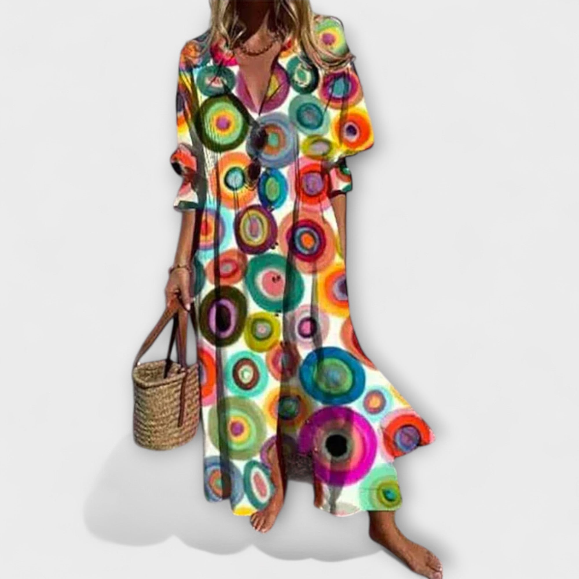 Lila ™ ｜Lichotivé maxikappa med mageöverdrag