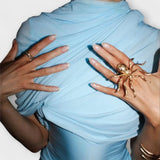 Elenka ™ ｜Långa klänningar med rullkrage 