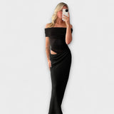 Puss - Rutig Oregelbundet Klänning 