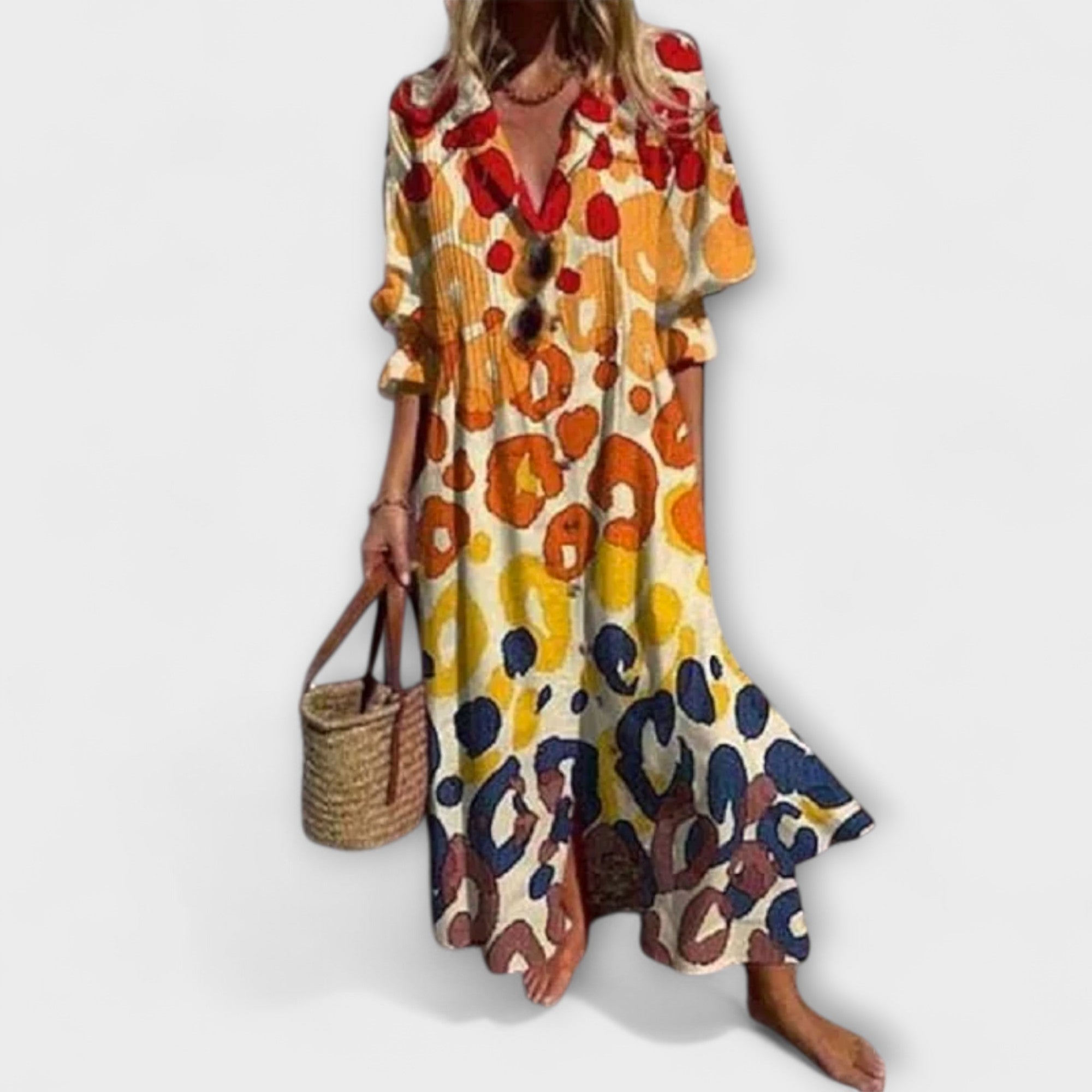 Lila ™ ｜Lichotivé maxikappa med mageöverdrag