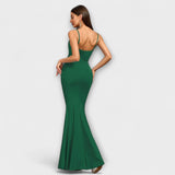 Callie ™ ｜Eleganta Klänning med Ryggen Bar