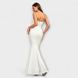 Callie ™ ｜Eleganta Klänning med Ryggen Bar