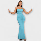 Callie ™ ｜Eleganta Klänning med Ryggen Bar