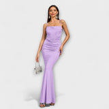 Callie ™ ｜Eleganta Klänning med Ryggen Bar