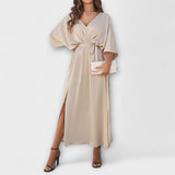 Sabrina ™ ｜ Maxiklänning med V-ringning