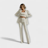 Selina ™ ｜ Stilig 3-delad uppsättning (Blazer, Top, Byxor)