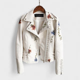 Dagmar ™ ｜ STILIG BLOMMIG BIKERJACKA