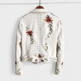 Dagmar ™ ｜ STILIG BLOMMIG BIKERJACKA