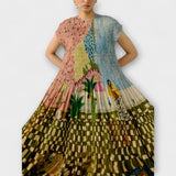 Amara ™ ｜Plisserade klänningar med djurmönster