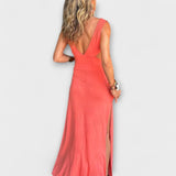 Ella ™ ｜Eleanor Tie-Dye Utsvängd Stretchklänning