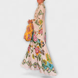 Lisa ™ ｜Eleganta maxiklänningar med blommönster och flödande design
