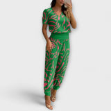 Irmelin ™ ｜ Elegant set med överdel och byxor