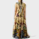 Amara ™ ｜Plisserade klänningar med djurmönster