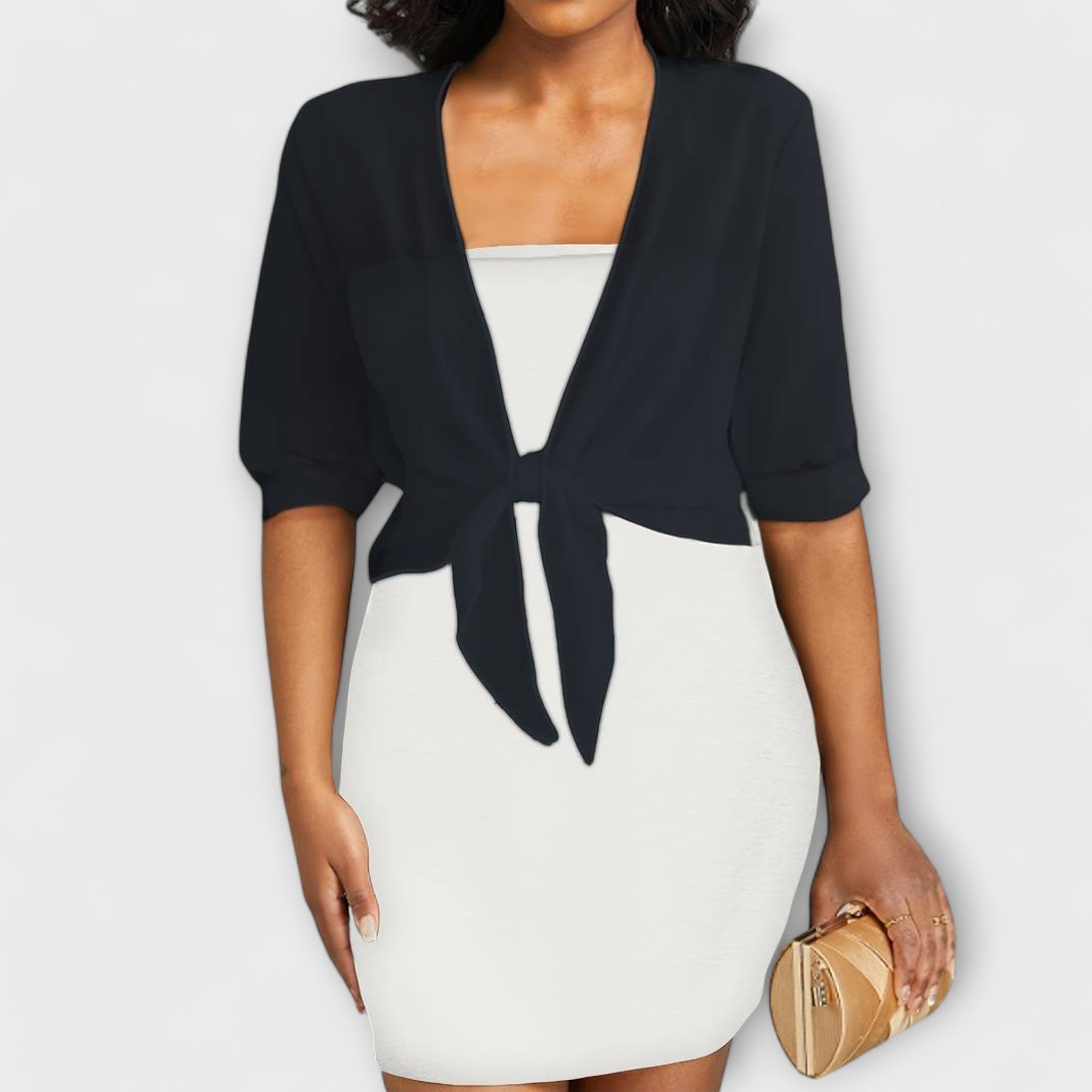 Olivia™ ｜ Blus med öppen framsida