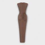 Thea ™ ｜Maxiklänning med djup V-urringning