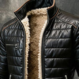 BRUNON | LYXIG UPPVÄRMD JACKA MED FLEECEDRÄKT