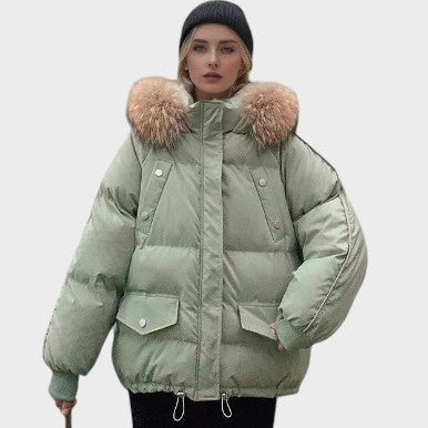 Božena ™ ｜ STILIGT VADDAD JACKA MED FÄRGADE KANTER