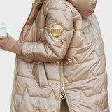 Denisa™| Elegant vinterjacka med huva och foder