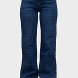 Júlia ™ ｜Jeans med vida ben – Kunglig blå 