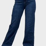 Júlia ™ ｜Jeans med vida ben – Kunglig blå 