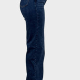 Júlia ™ ｜Jeans med vida ben – Kunglig blå 