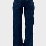 Júlia ™ ｜Jeans med vida ben – Kunglig blå 