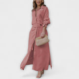 Jeanette ™ ｜ Maxiklänning med V-ringning