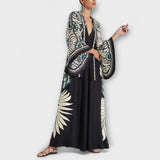 Giselle ™ ｜ Stiliga blommönstrade lösa maxiklänningar