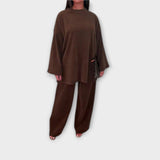 Ingrid ™ ｜Set i överdimensionerad storlek - Ribbad stil