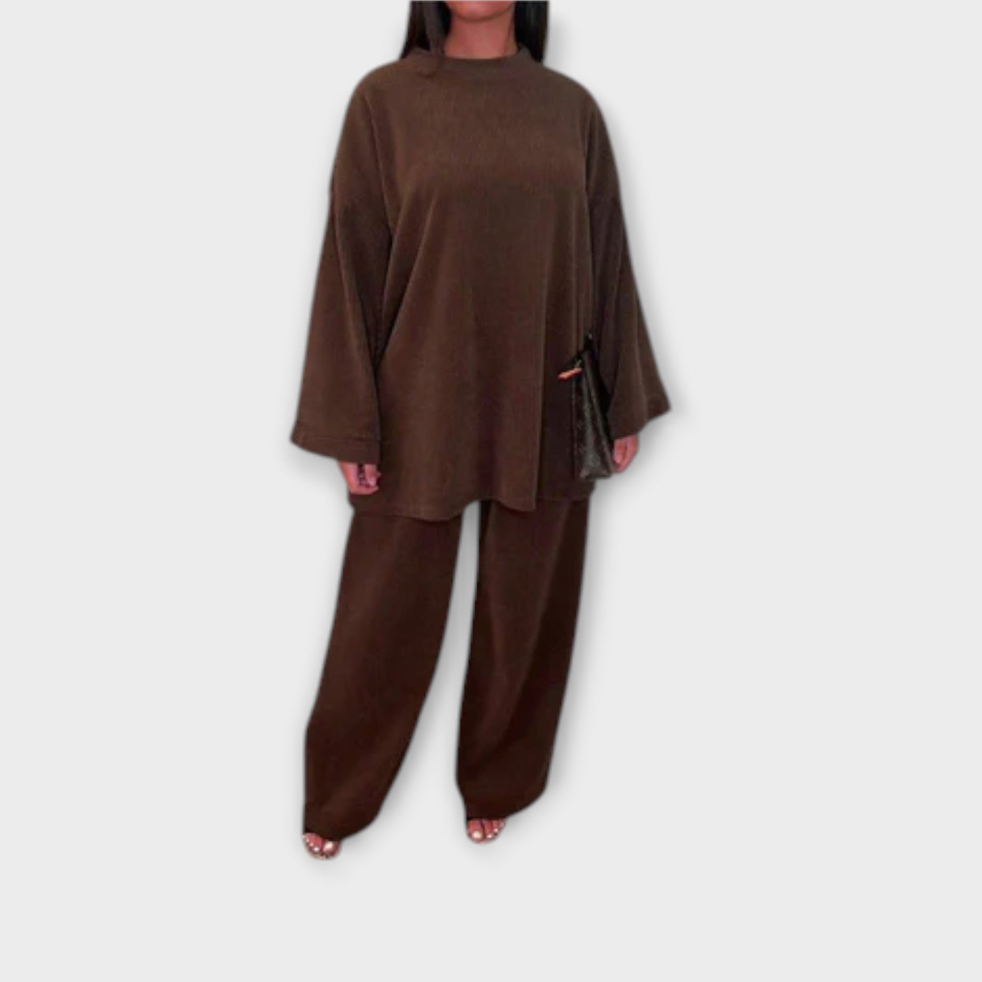 Ingrid ™ ｜Set i överdimensionerad storlek - Ribbad stil