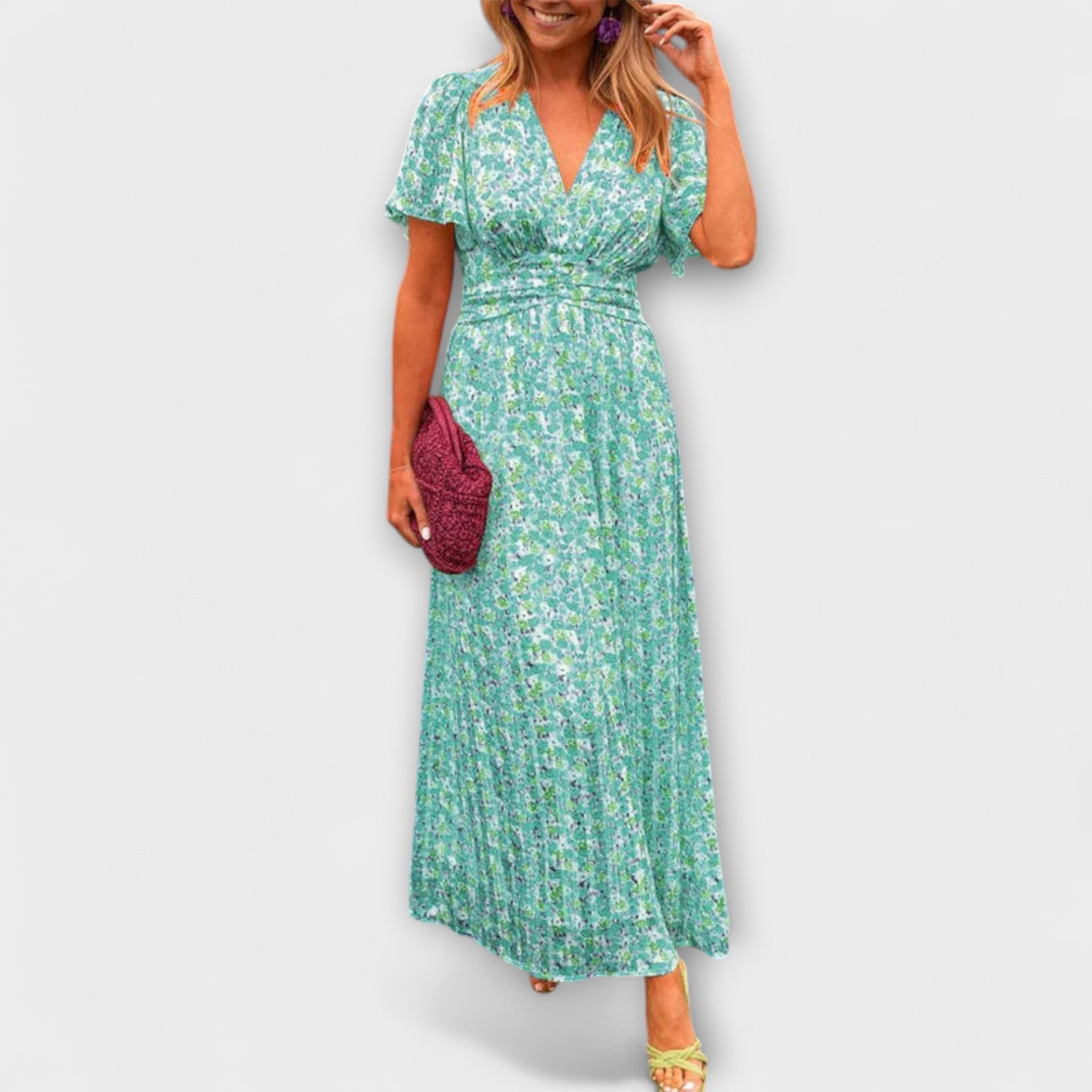 Elsie ™ ｜ Klassiska klänningar med V-ringning