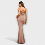 Callie ™ ｜Eleganta Klänning med Ryggen Bar