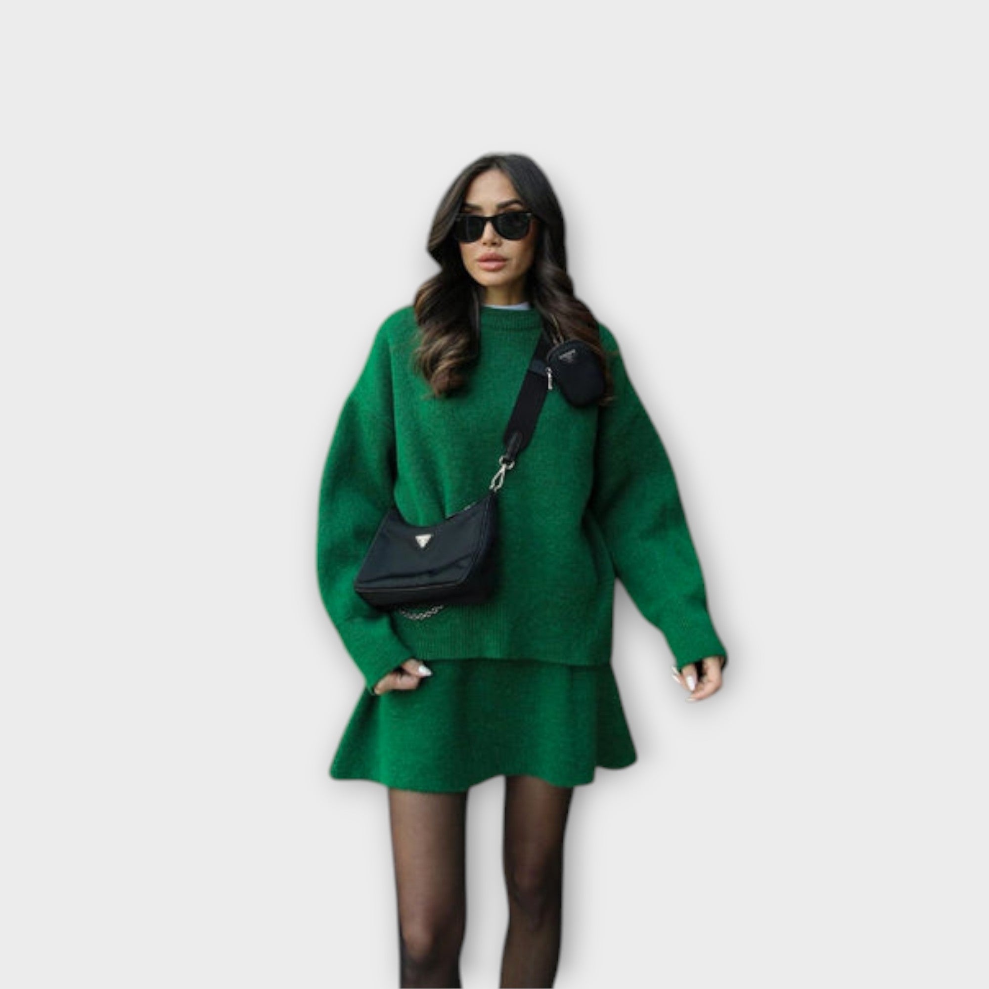 Carol™ ｜ Avslappnad stickad set